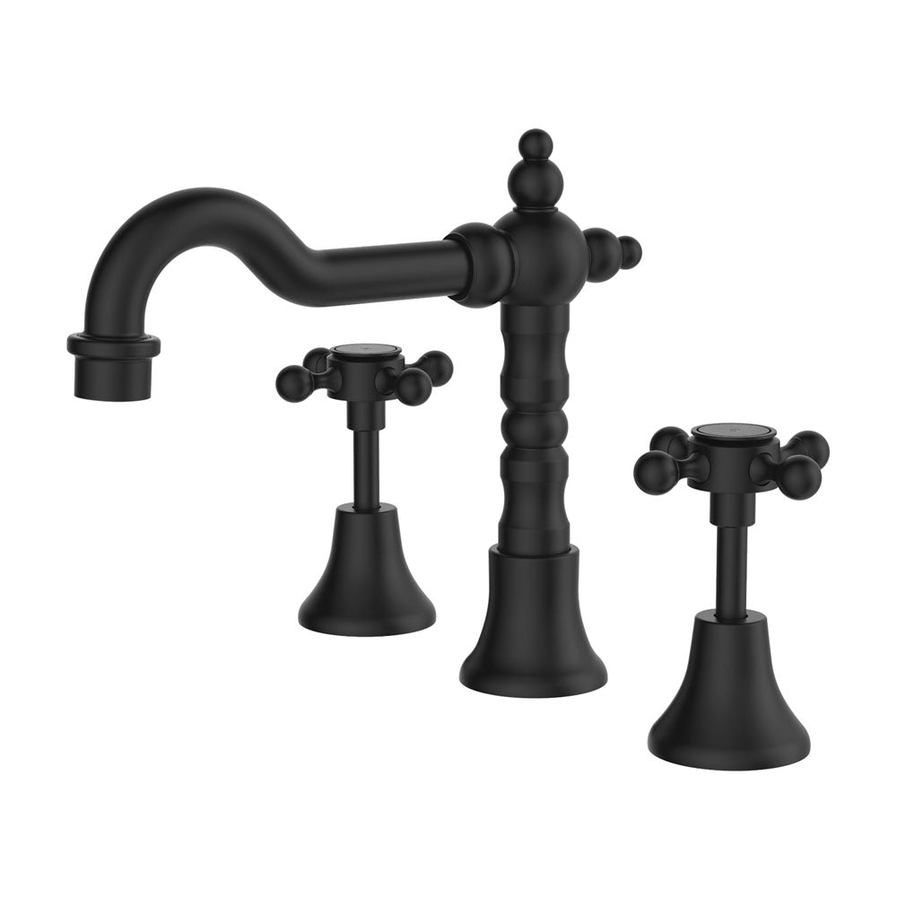 Fienza Lillian Shepherds Crook Basin Set - Matte Black