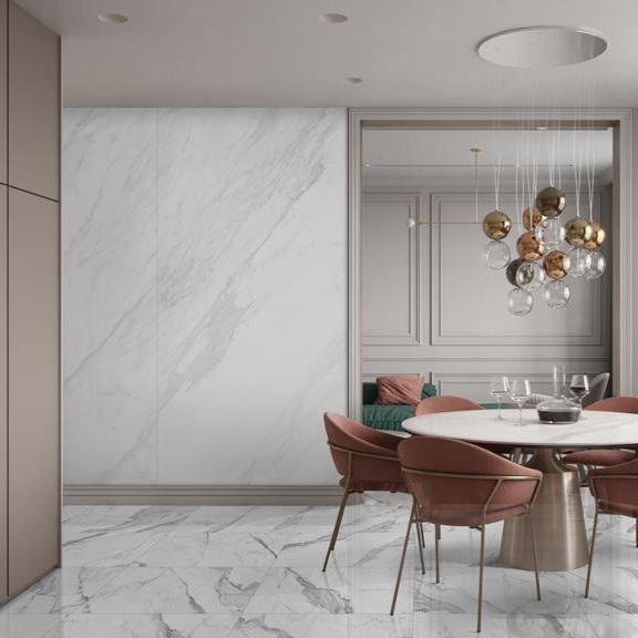 Calacatta Marble Look Tile Polished 600x1200