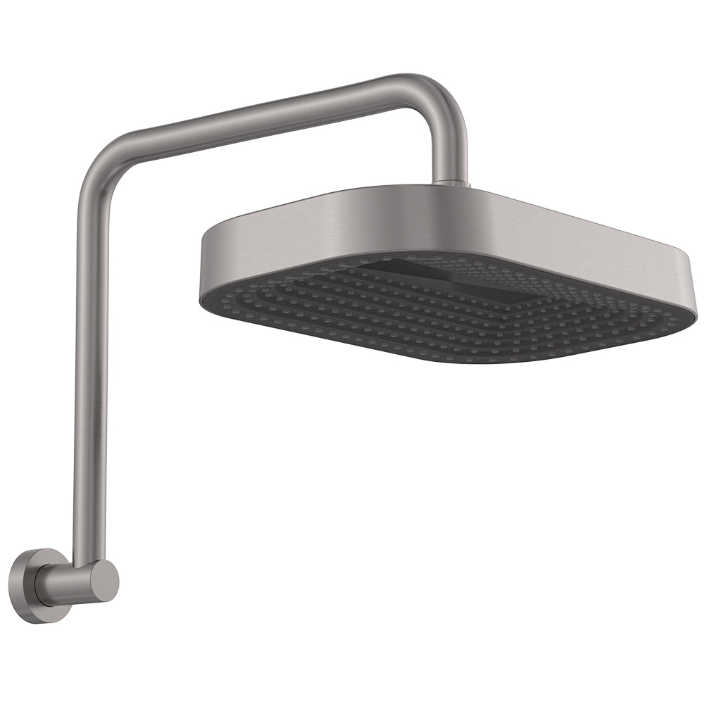 Fienza Kuro Gooseneck Shower Arm Set - Gunmetal