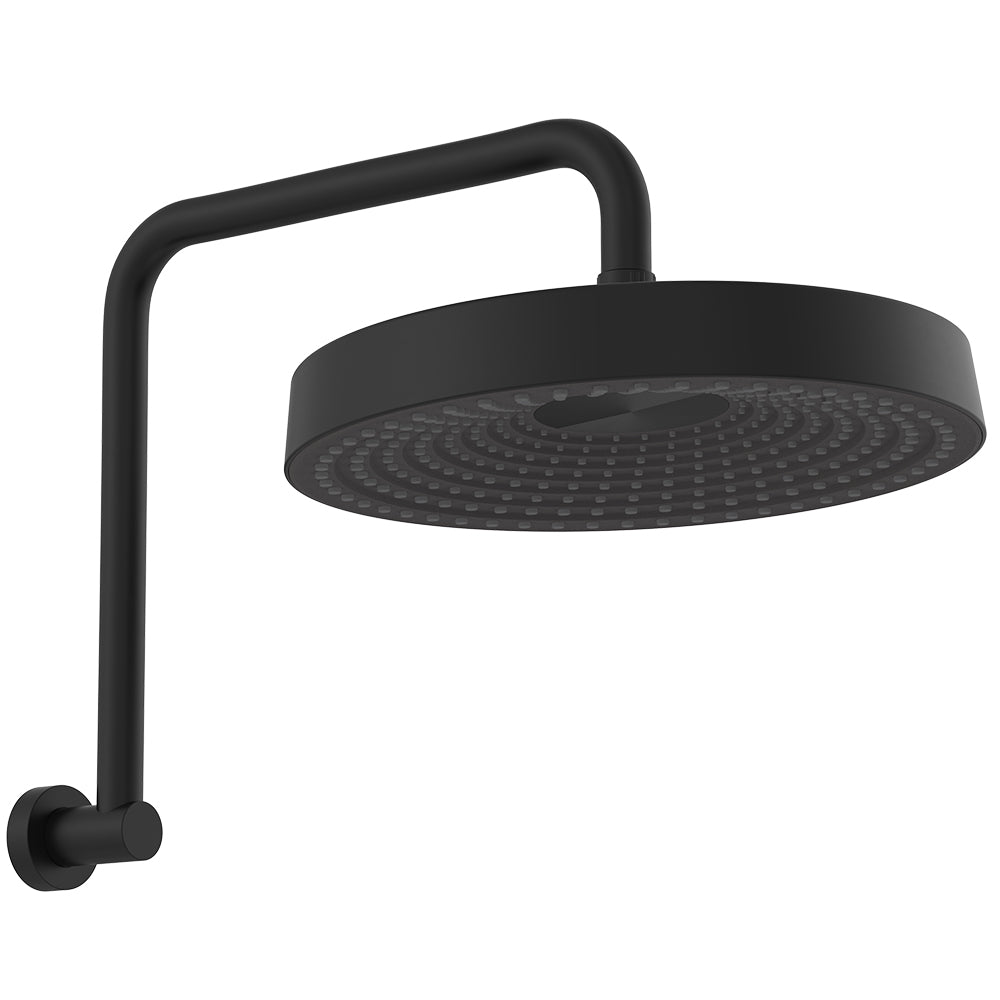 Fienza Kuro Gooseneck Shower Arm Set - Matte Black