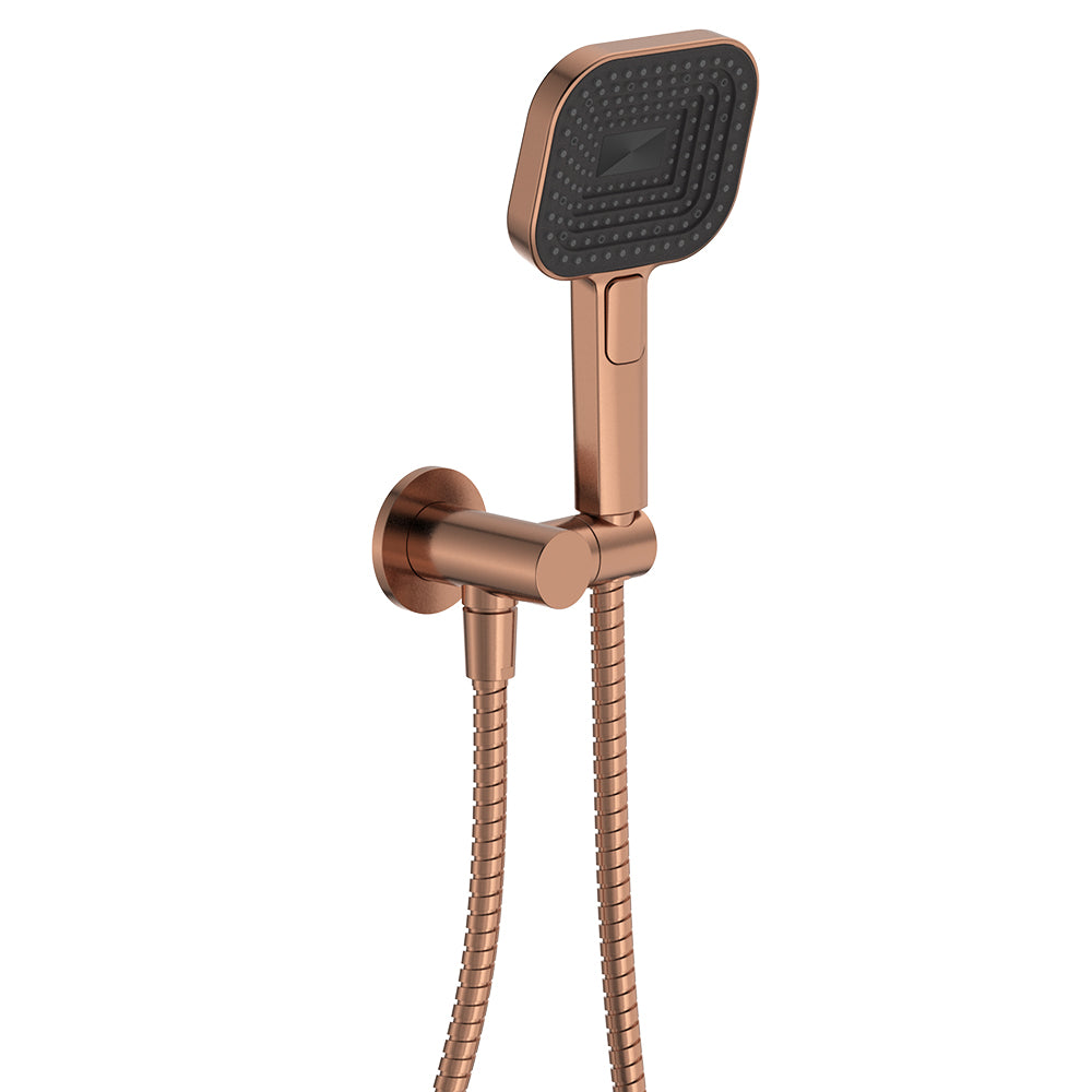 Fienza Kuro Hand Shower Round Plate - Brushed Copper