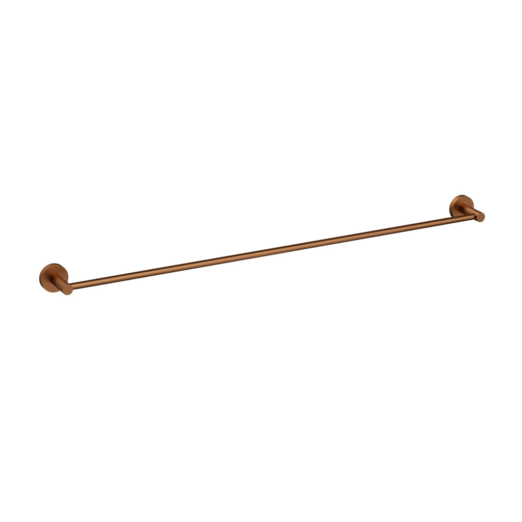 Otus Slimline SS304 Single Towel Rail - Brushed Copper