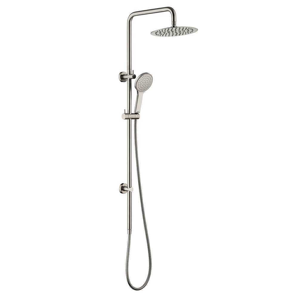 Fienza Kaya Tapware Shower Accessories Bathroom Package - Brushed Nickel