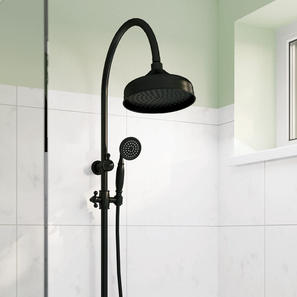 Fienza Lillian Multifunction Rail Shower - Matte Black