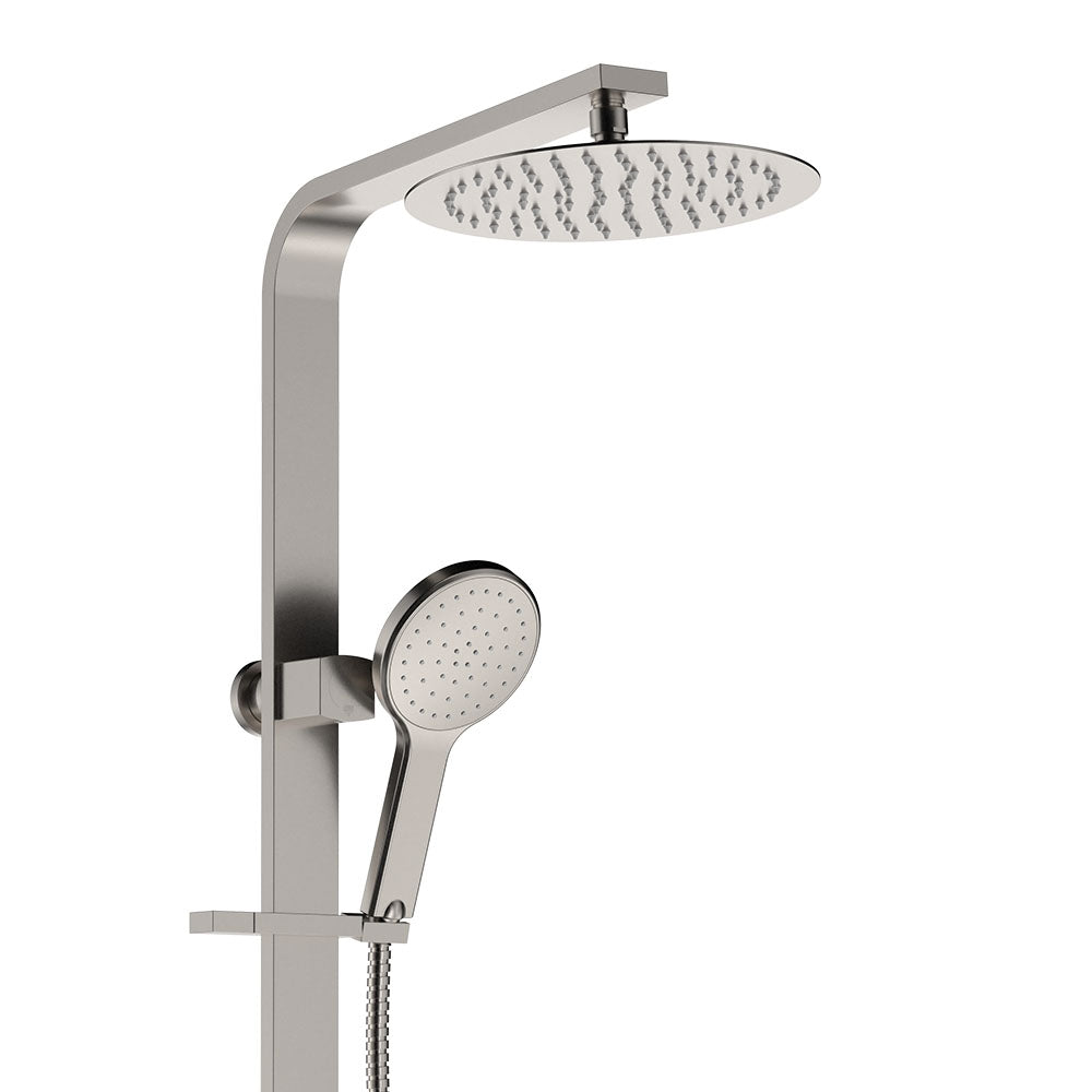 Fienza Kaya Deluxe Twin Shower - Brushed Nickel