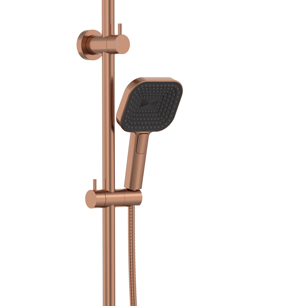 Fienza Kuro Twin Shower - Brushed Copper