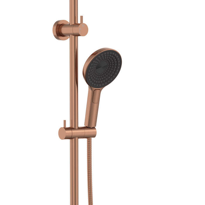 Fienza Kuro Twin Shower - Brushed Copper