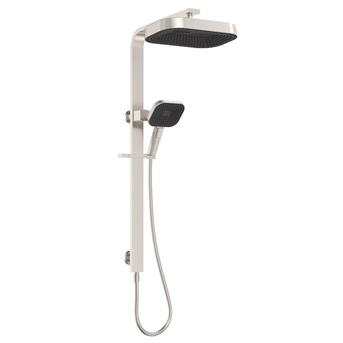Fienza Kuro Deluxe Twin Shower - Brushed Nickel