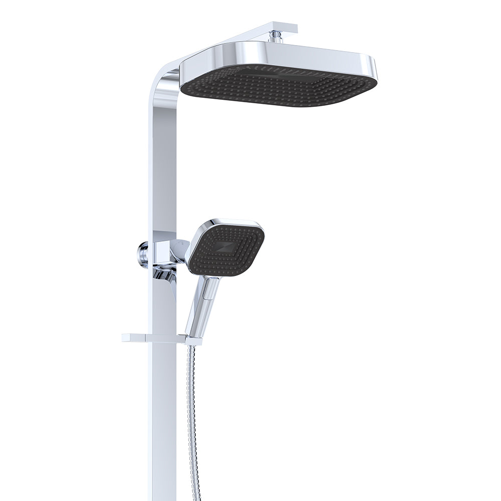 Fienza Kuro Deluxe Twin Shower - Chrome
