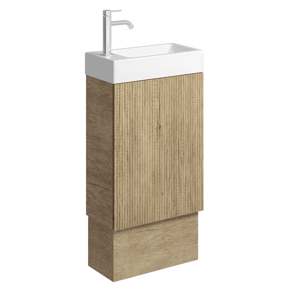 Fienza Minka 450 Vanity on Kickboard - Scandi Oak