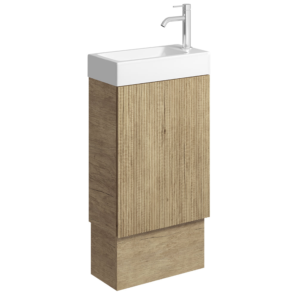 Fienza Minka 450 Vanity on Kickboard - Scandi Oak