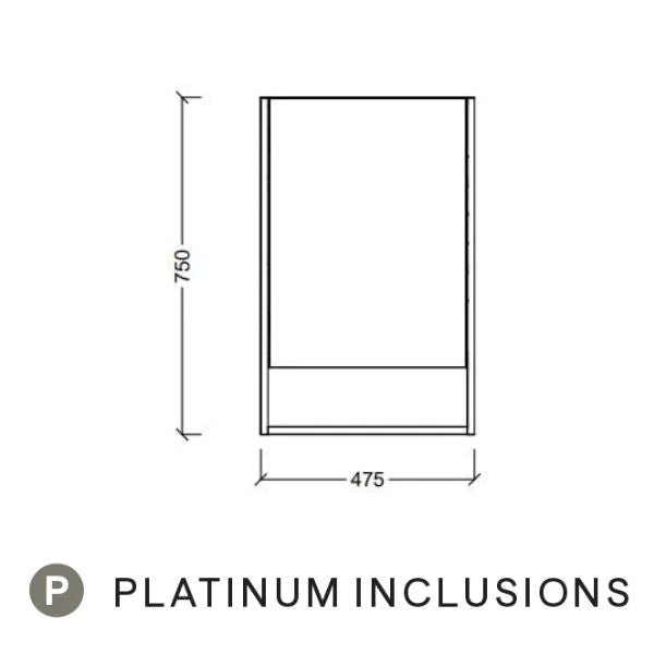 Timberline Sanremo Shaving Cabinet