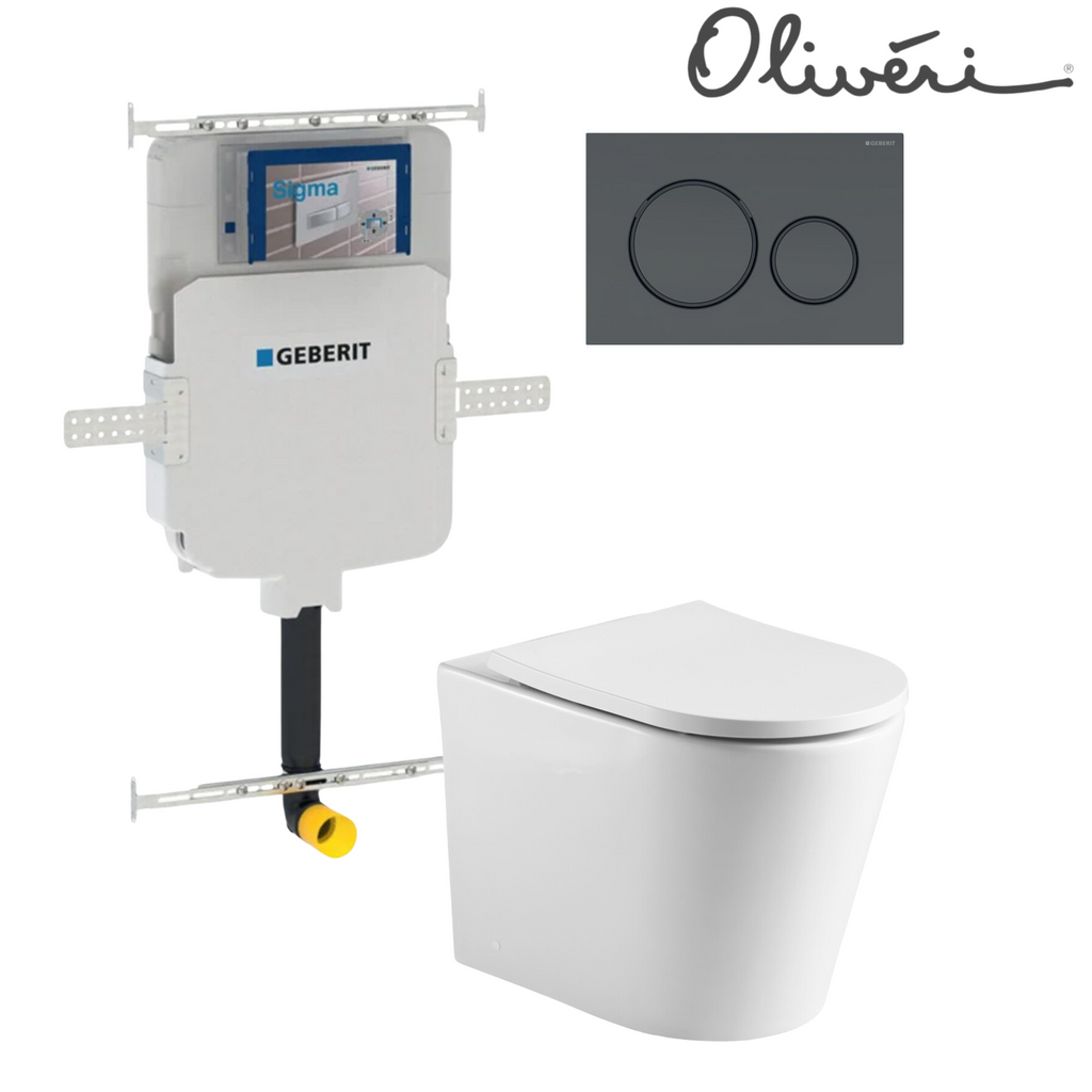 Oliveri Oslo Wall Faced Toilet Suite