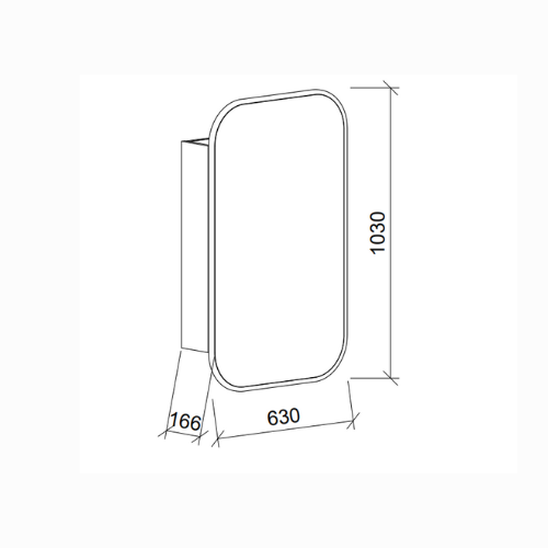 Timberline Jazz Arch Frame Shaving Cabinet