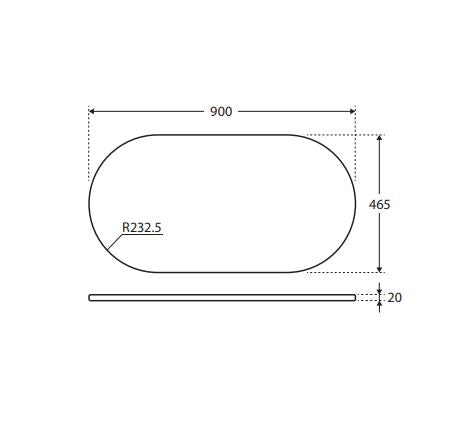 Fienza Silica Free Benchtop - Bianco Marble