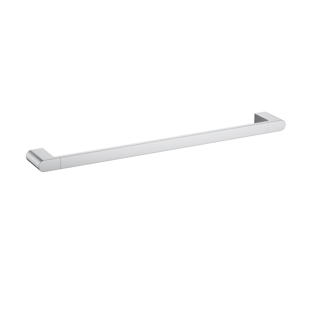 Flores Single Towel Rail 600mm - Chrome