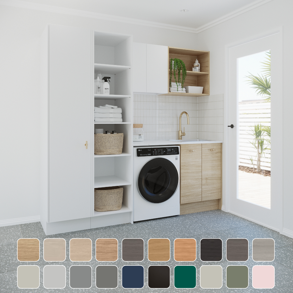Timberline Custom Laundry Cabinet Package 2182mm
