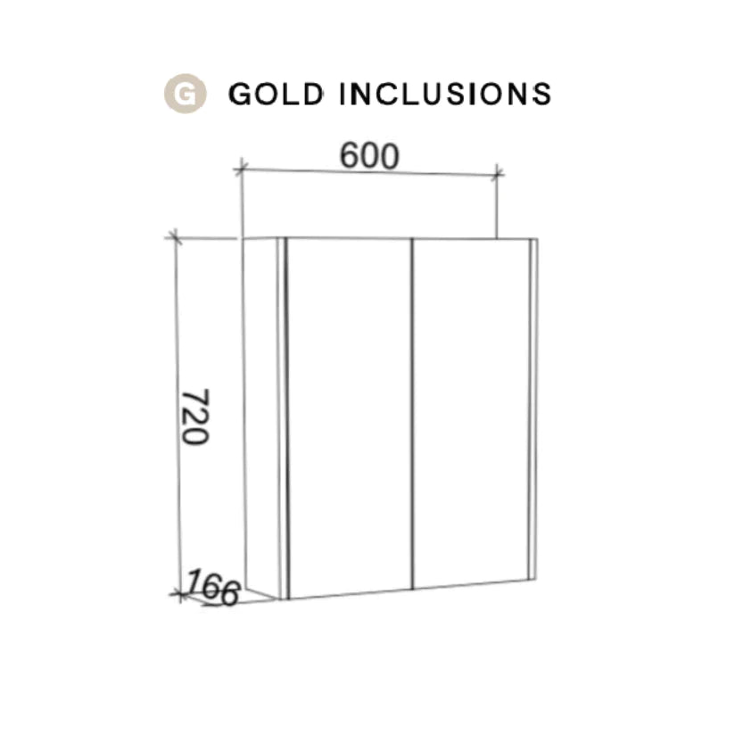 Timberline Sanremo Shaving Cabinet