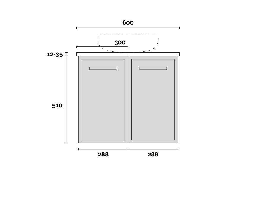 Marquis Hamilton Wall Hung Vanity