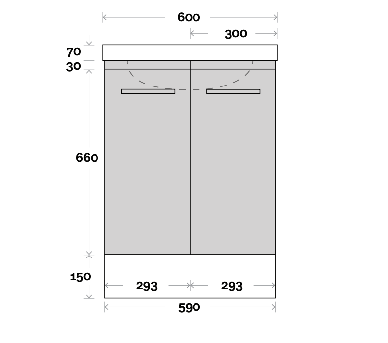 Marquis Phoenix Compact Vanity