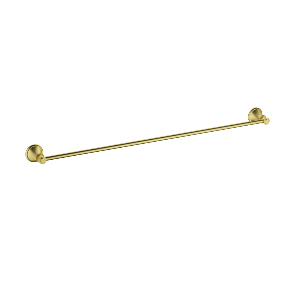 Ikon Clasico Single Towel Rail - Brushed Gold