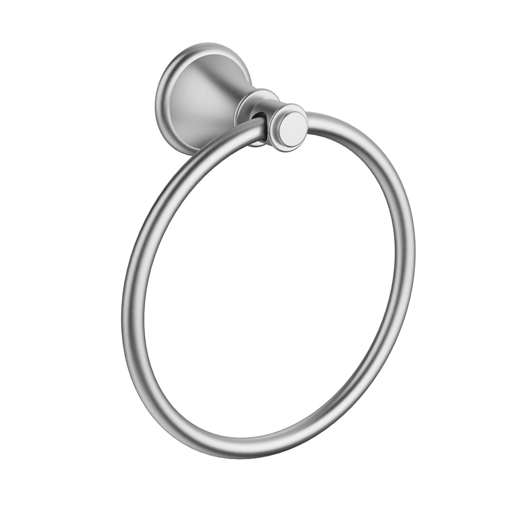 Ikon Clasico Towel Ring - Brushed Nickel