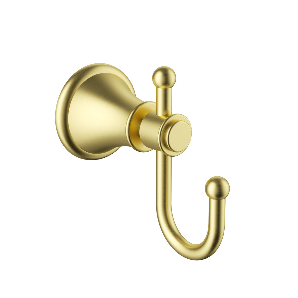 Ikon Clasico Robe Hook - Brushed Gold