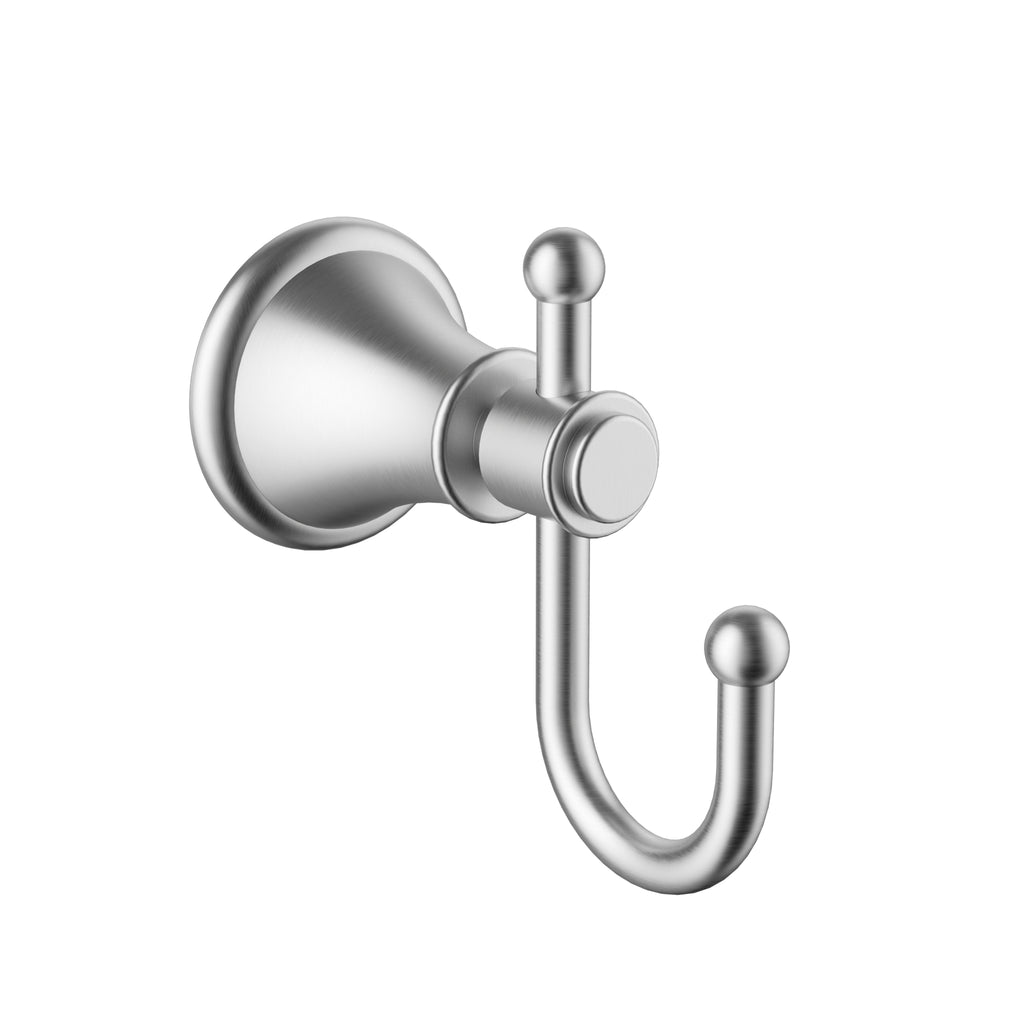 Ikon Clasico Robe Hook - Brushed Nickel
