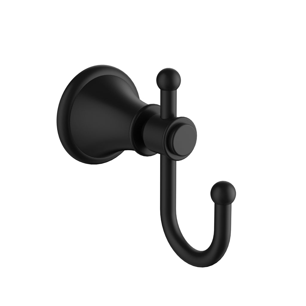 Ikon Clasico Robe Hook - Matte Black