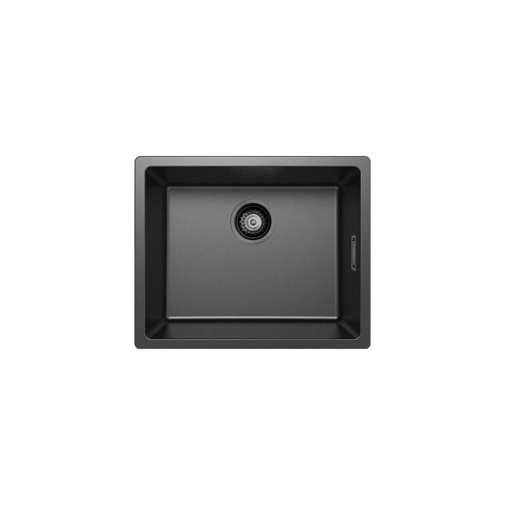 Fienza Kuro Granite Single Bowl Kitchen Sink - Matte Black