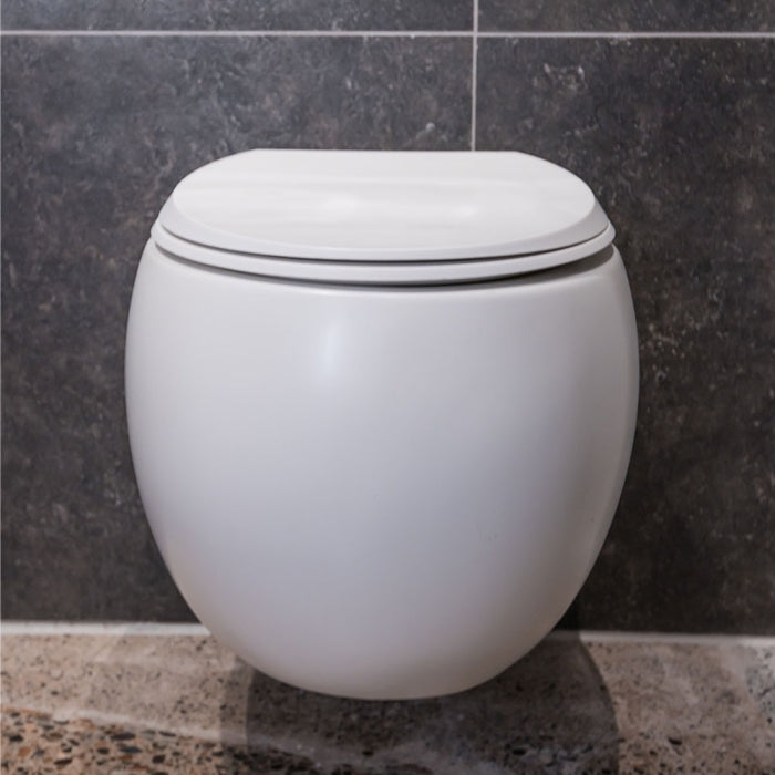 Fienza Rak Cloud Wall Hung Suite - Matte White