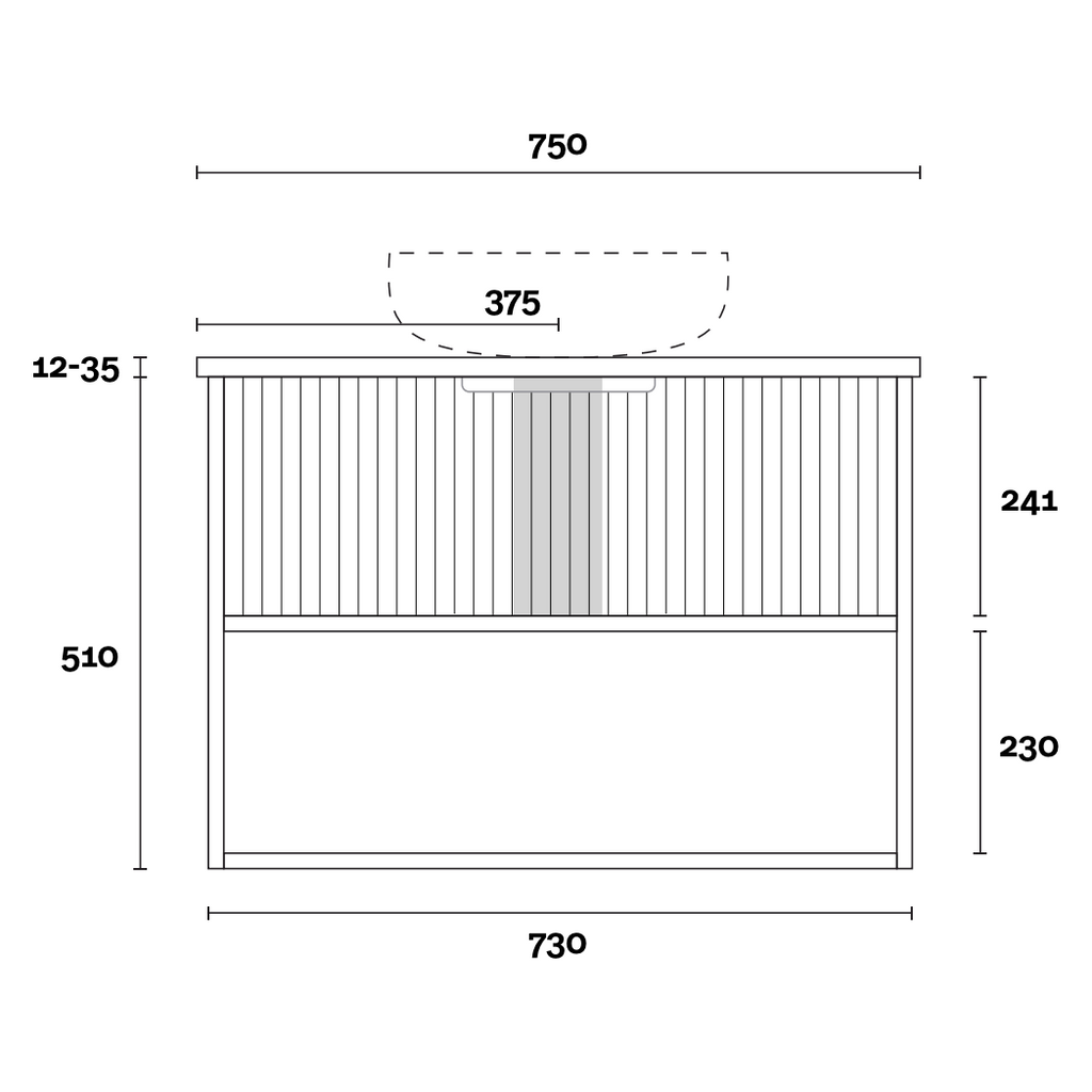 Marquis Merewether Wall Hung Vanity