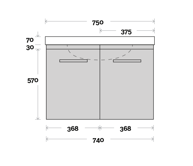 Marquis Phoenix Compact Vanity