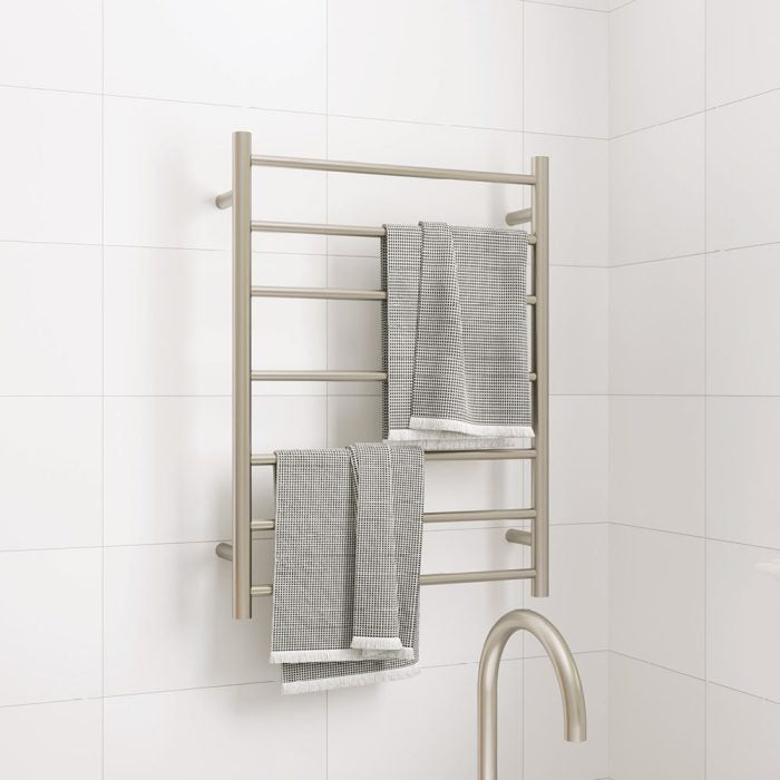 Fienza Isabella Heated Towel Rail - Brushed Nickel