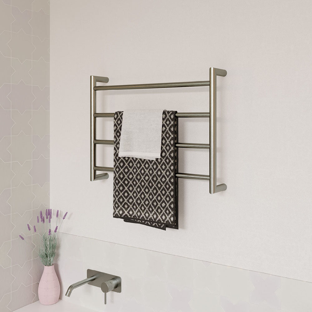 Fienza Kaya Heated Towel Rail - Brushed Nickel