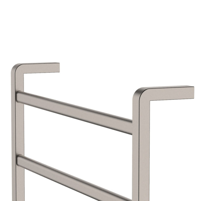 Fienza Tono Heated Towel Rail 600 x 800mm - Brushed Nickel