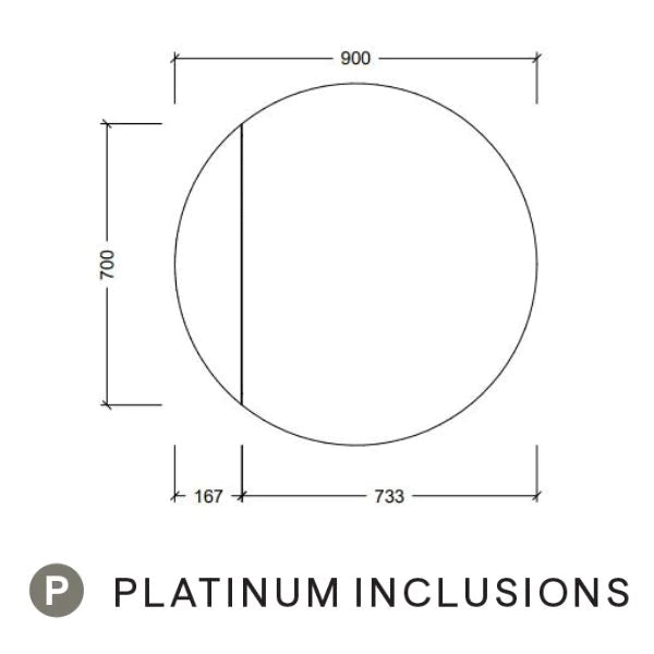 Timberline Havana Shaving Cabinet