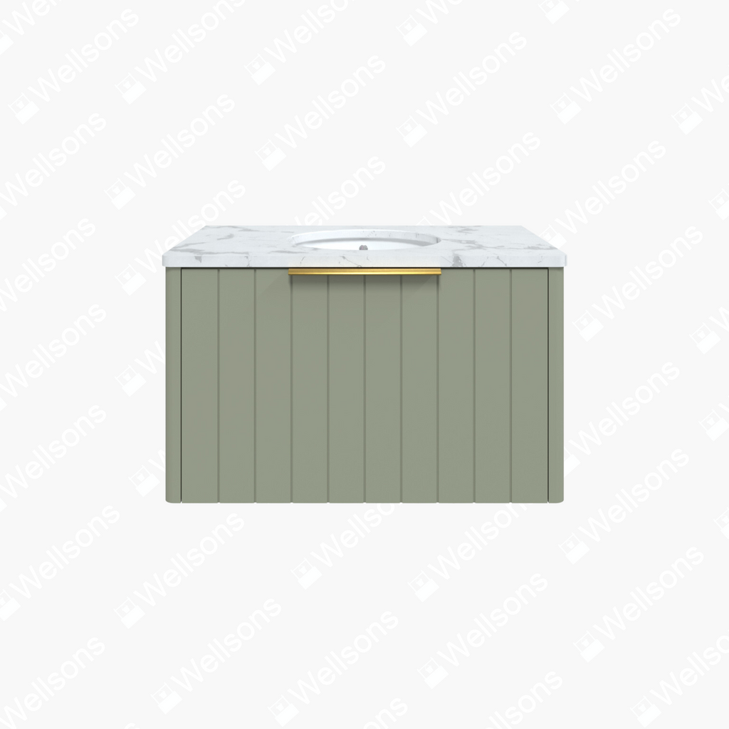 Timberline Saba Wall Hung Vanity With Under Counter Basin