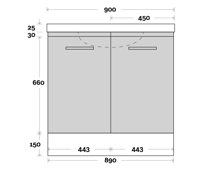 Marquis Phoenix Compact Vanity
