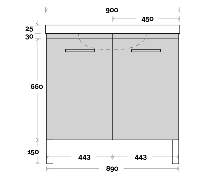 Marquis Phoenix Compact Vanity