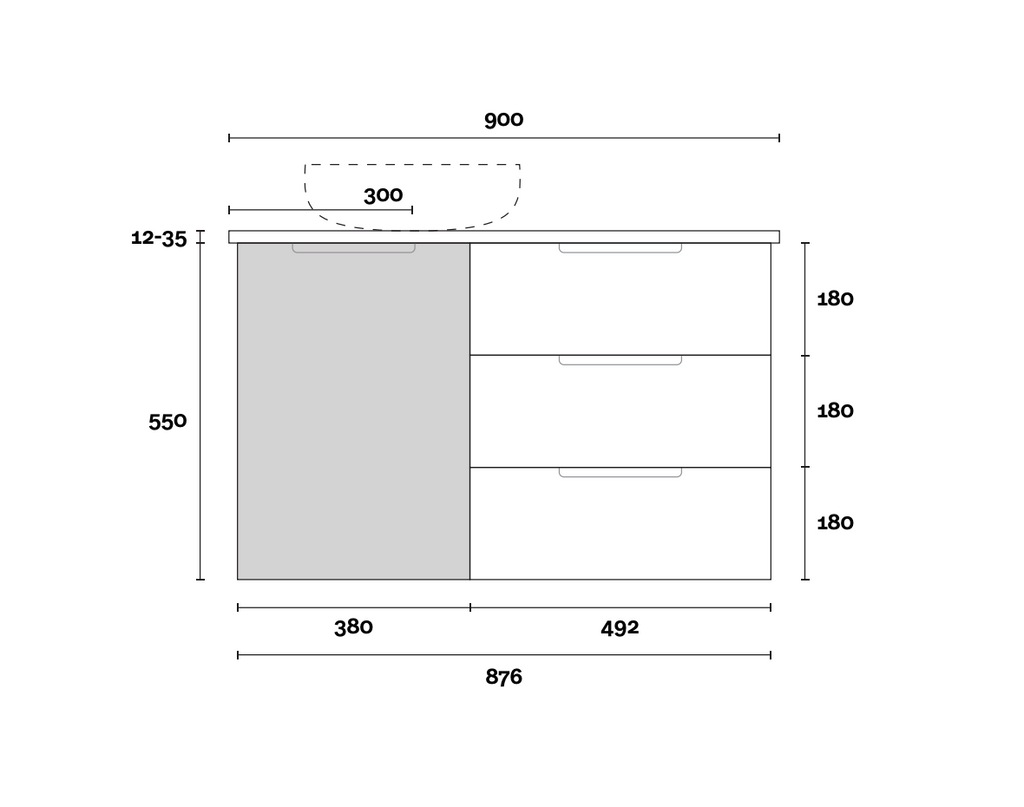 Marquis Shortland Wall Hung Vanity