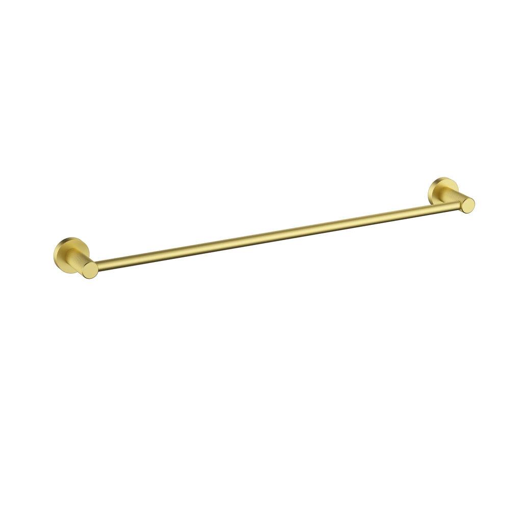 Ikon Linie Single Towel Rail - Brushed Gold