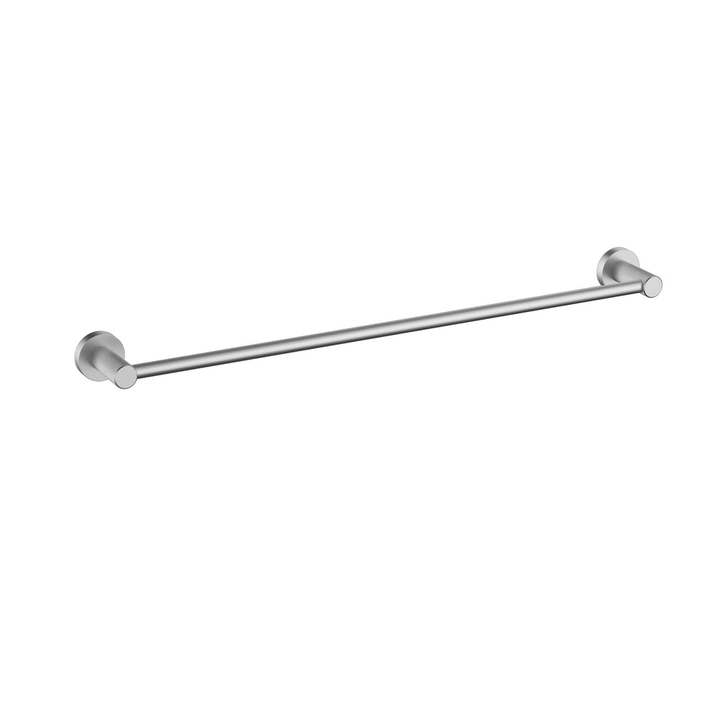 Ikon Linie Single Towel Rail - Brushed Nickel