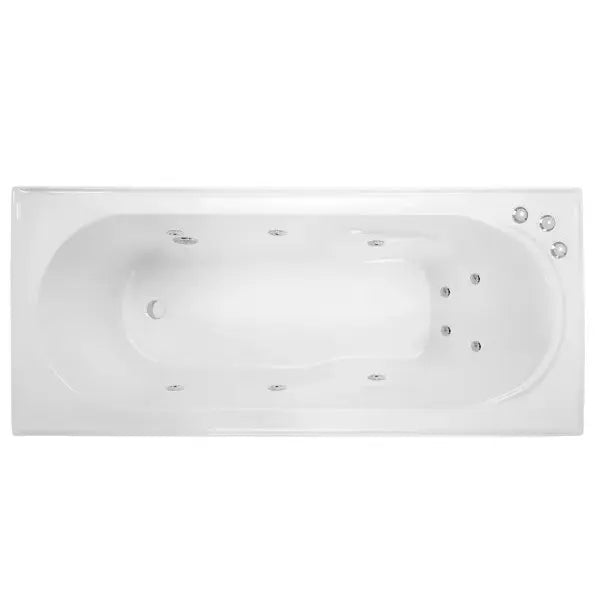 Decina Adatto Santai 10 Jet Spa Bath - Gloss White