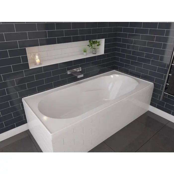 Decina Adatto Inset Bath 1510/1650mm - Gloss White