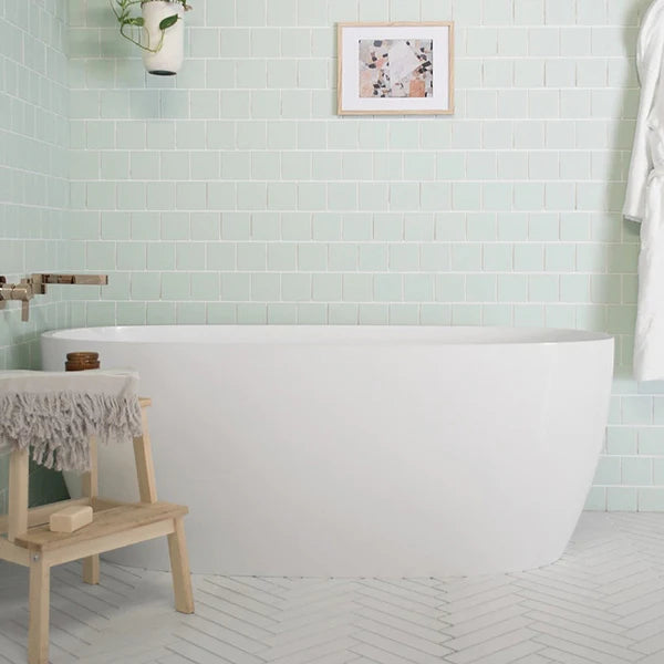 ADP Submerge Freestanding Bath 1600mm - Gloss White