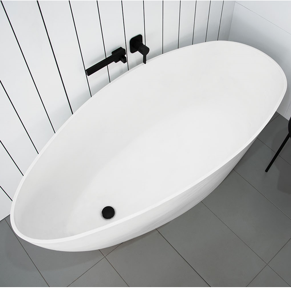 ADP Tranquil Freestanding Bath 1560mm - Matte White