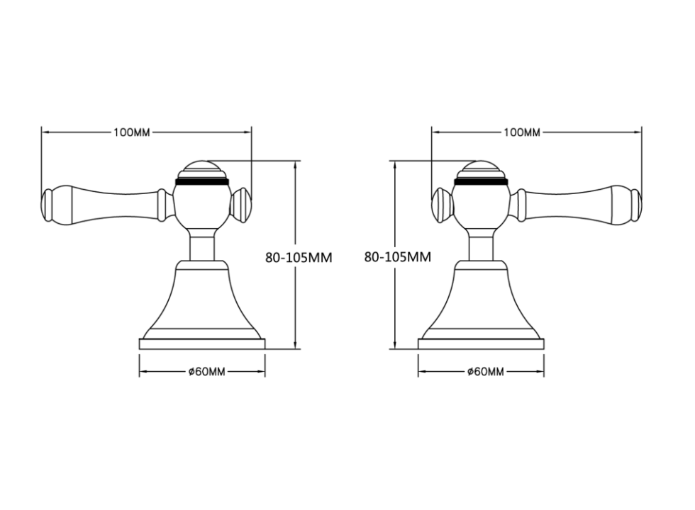 Augustine Classic Traditional Wall Top Assembly - Gold