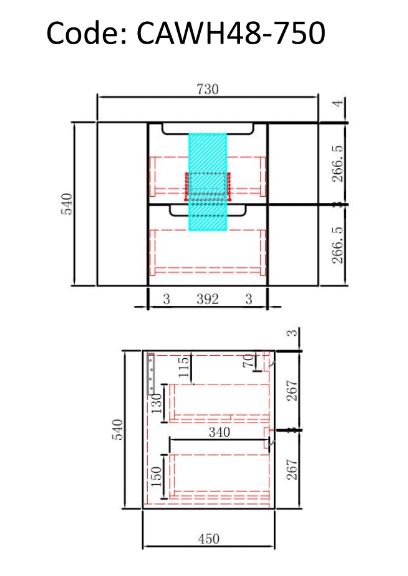 Aulic Briony Wall Hung Vanity