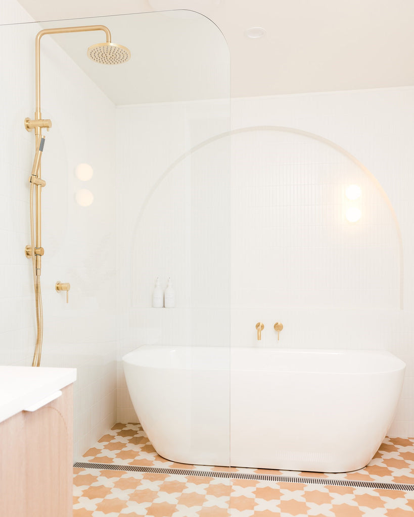 ADP Glacier Back-To-Wall Bath - Matte White